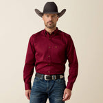 Solid Twill Fitted Shirt - US 6729