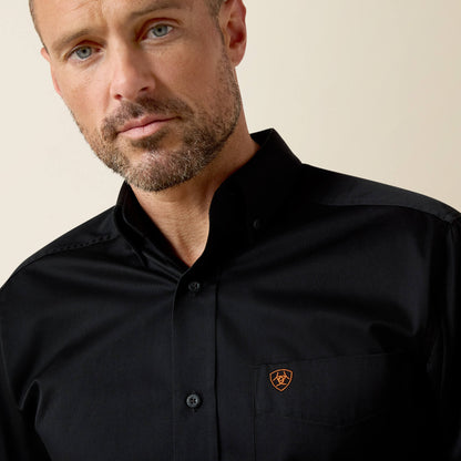Solid Twill Fitted Shirt - US 5766