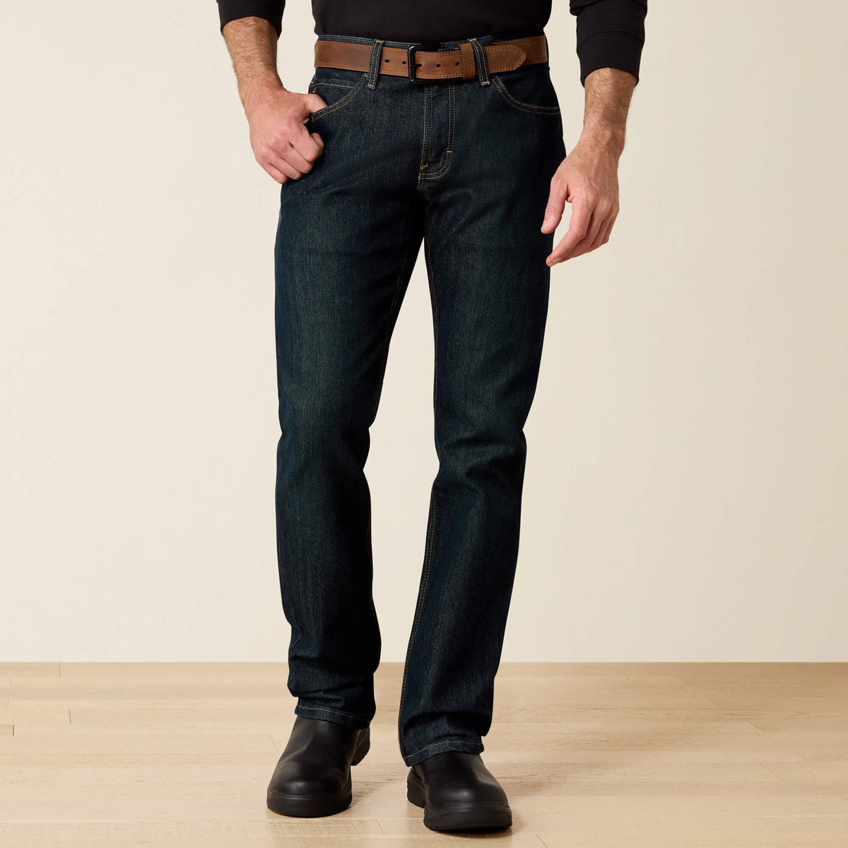 Rebar M7 Slim DuraStretch Basic Stackable Straight Leg Jean - US 8295