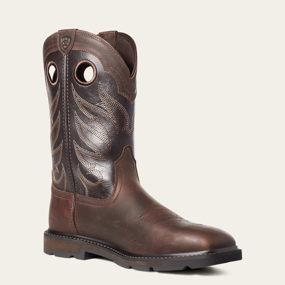 Groundwork Wide Square Toe Steel Toe Work Boot - US 1491
