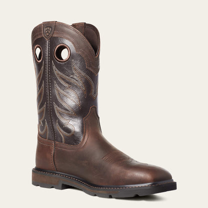Groundwork Wide Square Toe Steel Toe Work Boot - US 1491
