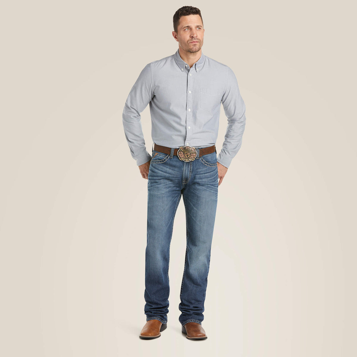 M2 Traditional Relaxed Owens Boot Cut Jean - US 0092