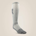Midweight Merino Wool Blend Over The Calf Steel Toe Work Sock - US 5758