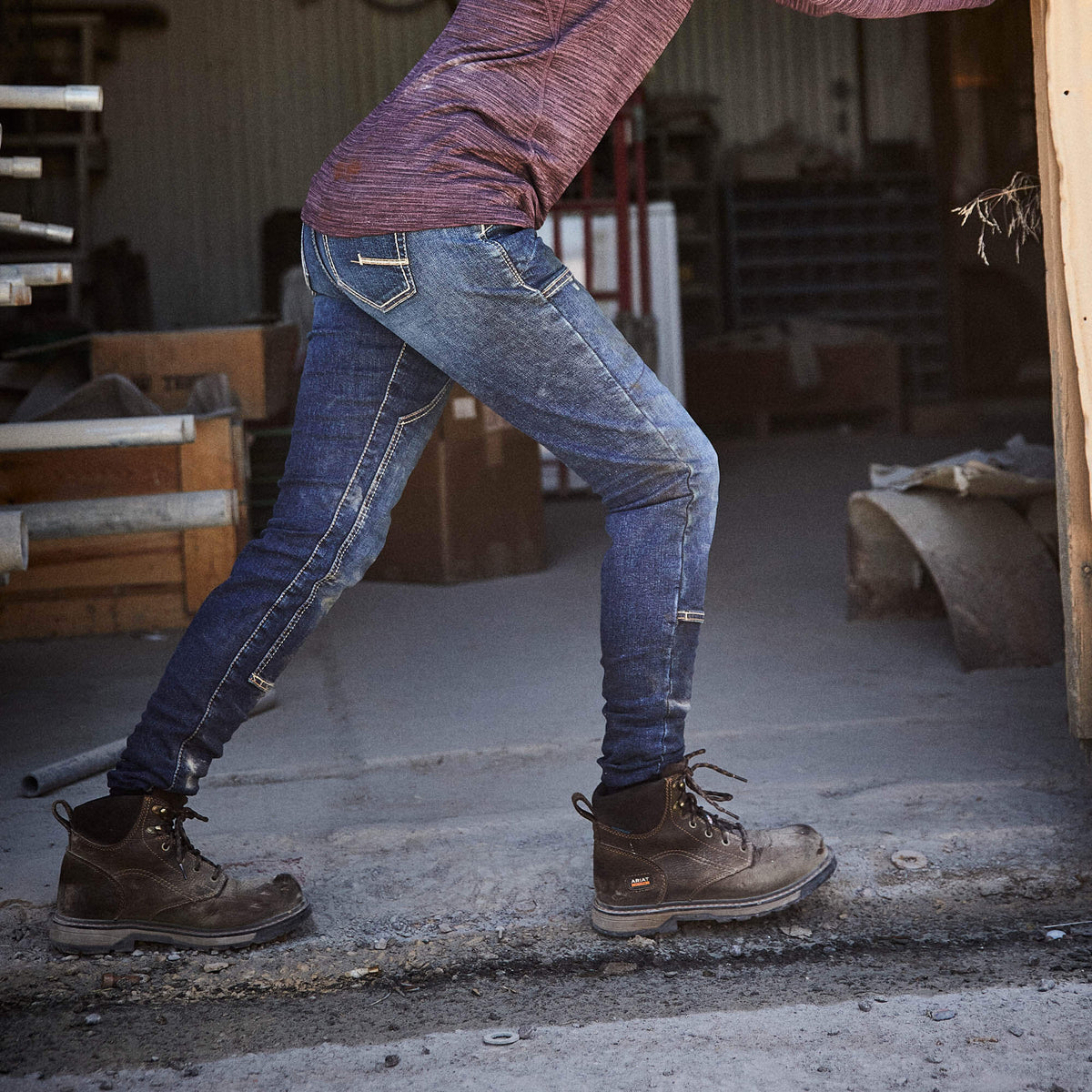 Rebar PR DuraStretch Riveter Double Front Straight Jean - US 3066