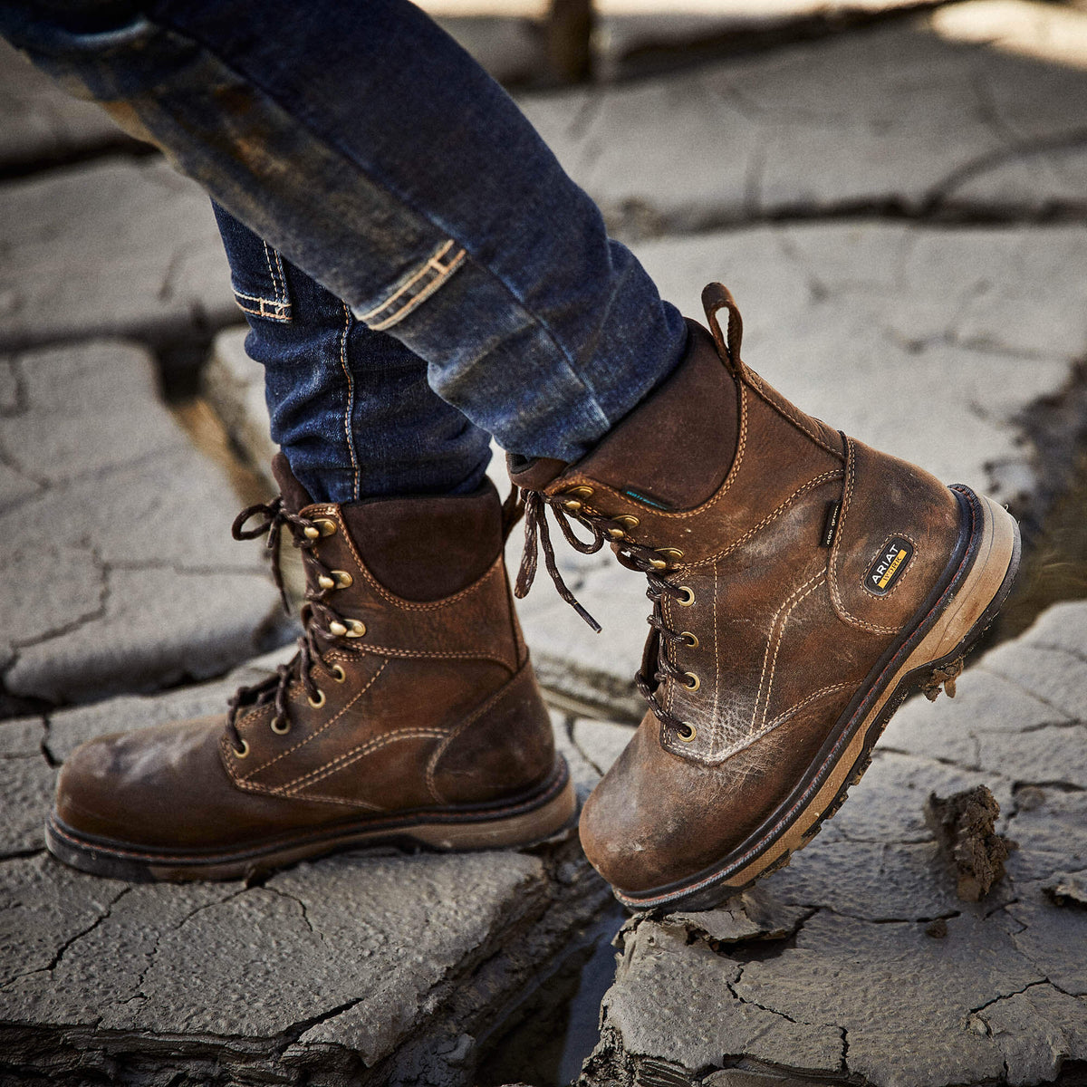 Riveter 8" CSA Glacier Grip Waterproof 400g Composite Toe Work Boot - US 7561