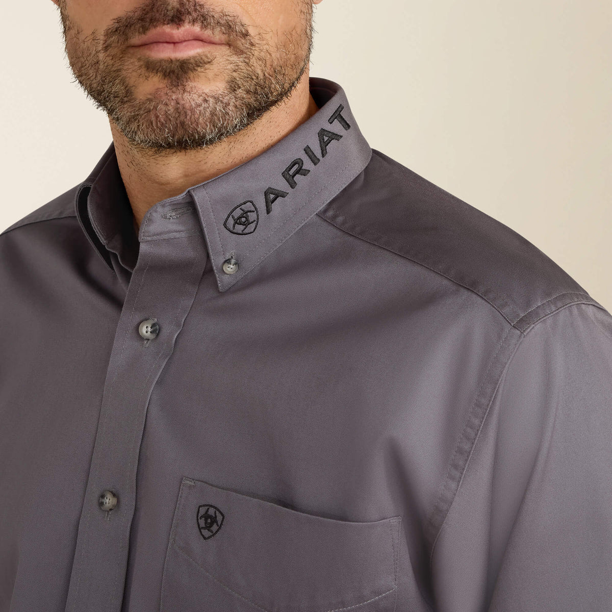 Team Logo Twill Classic Fit Shirt - US 9740