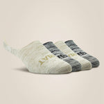No Slip No Show Sock 4 Pair Multi Color Pack - US 3579