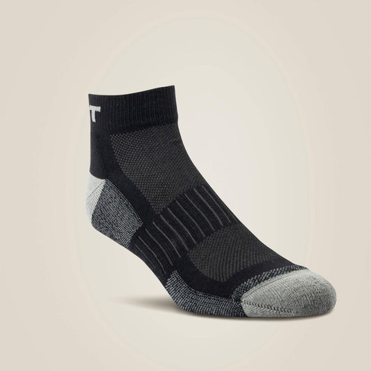 High Performance Quarter Crew Tek Work Sock 3 Pair Pack - US 6302