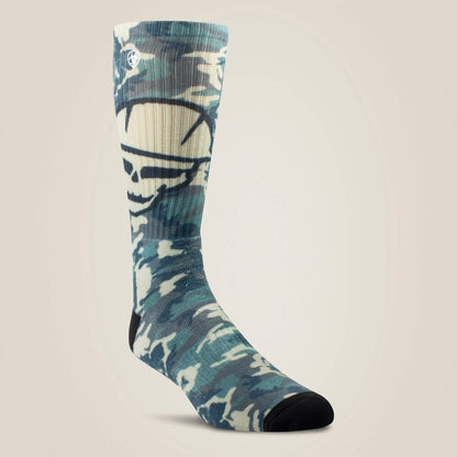 Roughneck Graphic Crew Work Sock 2 Pair Multi Color Pack - US 5135