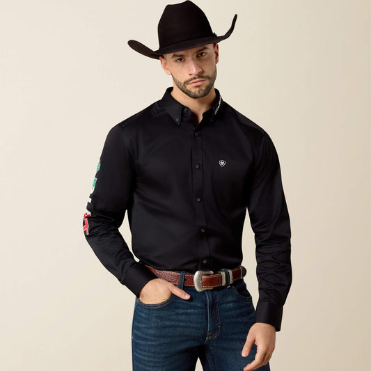 Team Logo Twill Fitted Shirt - US 4321
