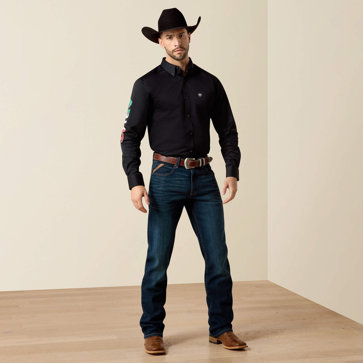 Team Logo Twill Fitted Shirt - US 4321