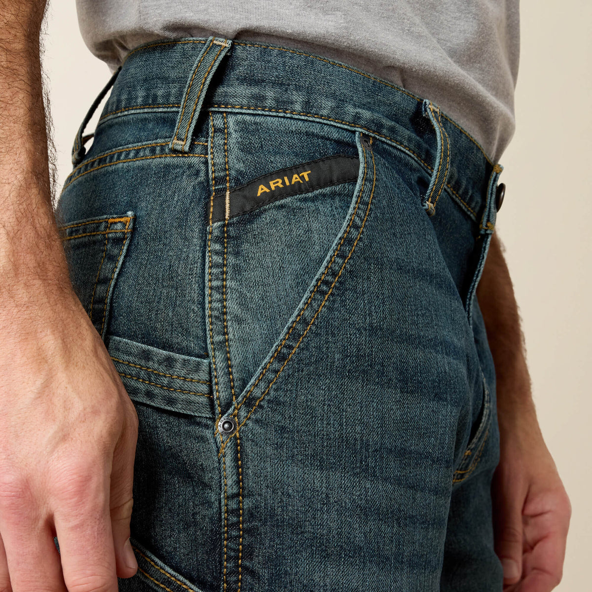 Rebar M7 Slim DuraStretch Workhorse Straight Leg Jean - US 7785
