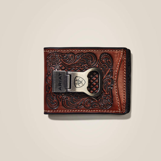 Bifold W/ Clip Wallet Diamond Plate - US 7917