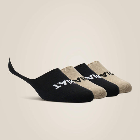 No Slip No Show Sock 4 Pair Multi Color Pack - US 9629
