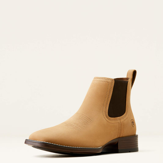 Booker Chelsea Wide Square Toe Western Boot - US 4395