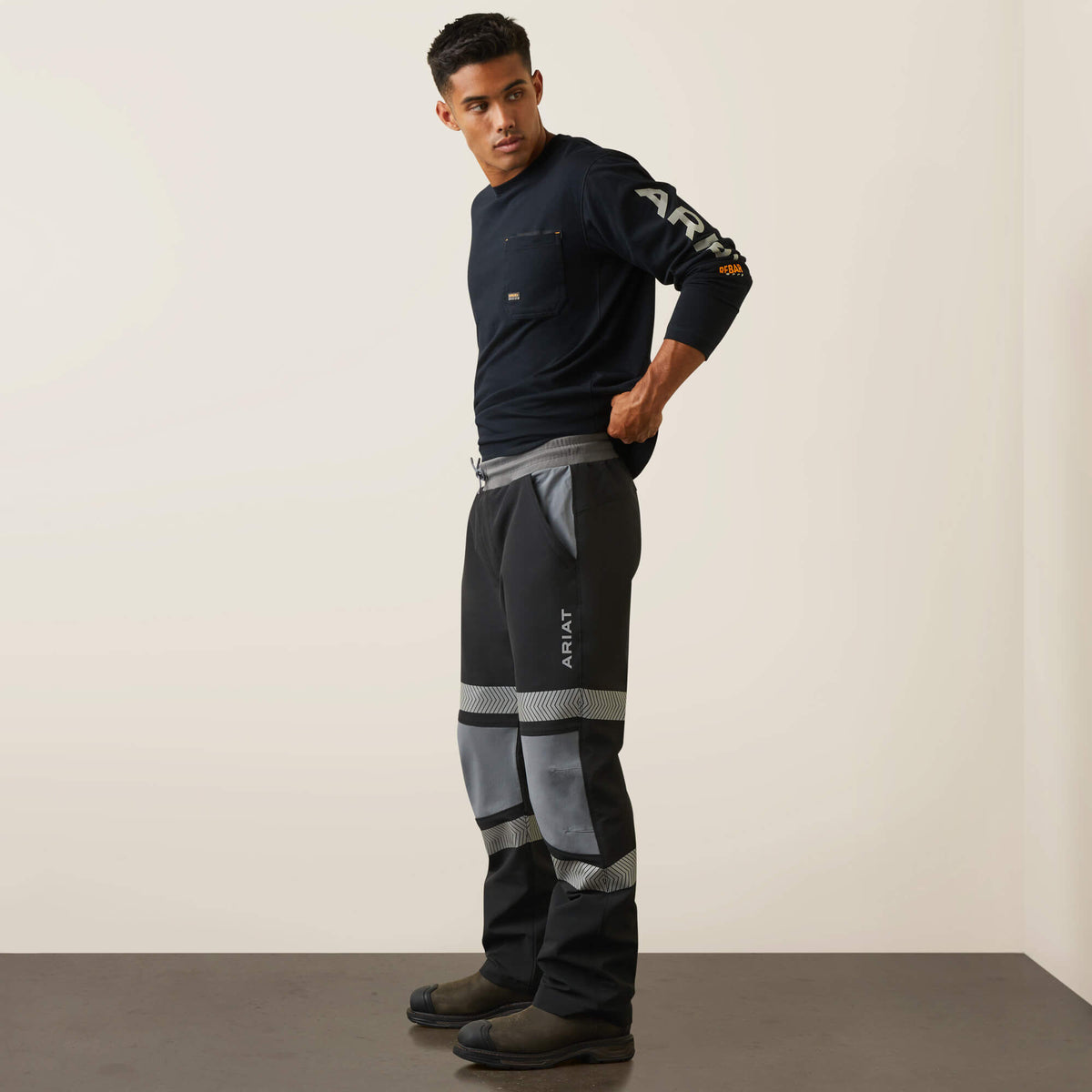 Rebar Hi-Vis Pull-On DuraStretch Straight Leg Pants - US 3330