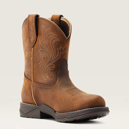 Anthem Round Toe Shortie Waterproof Western Boot - US 1730