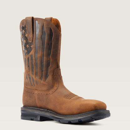 Sierra Shock Shield Patriot Steel Toe Work Boot - US 5789