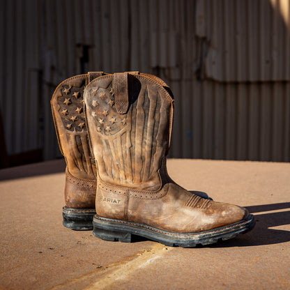 Sierra Shock Shield Patriot Work Boot - US 5322
