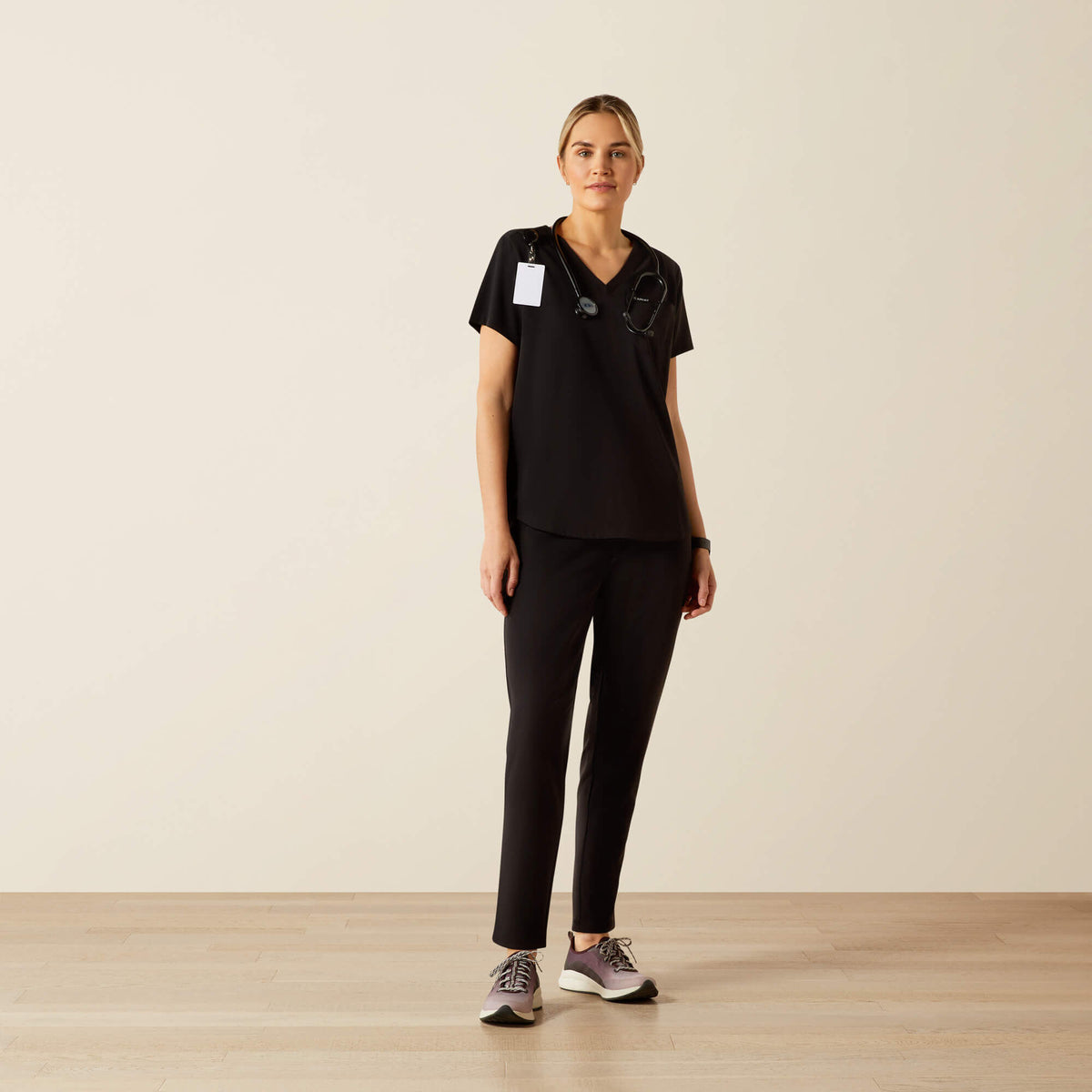 Beth Basic Scrub Top - US 9818