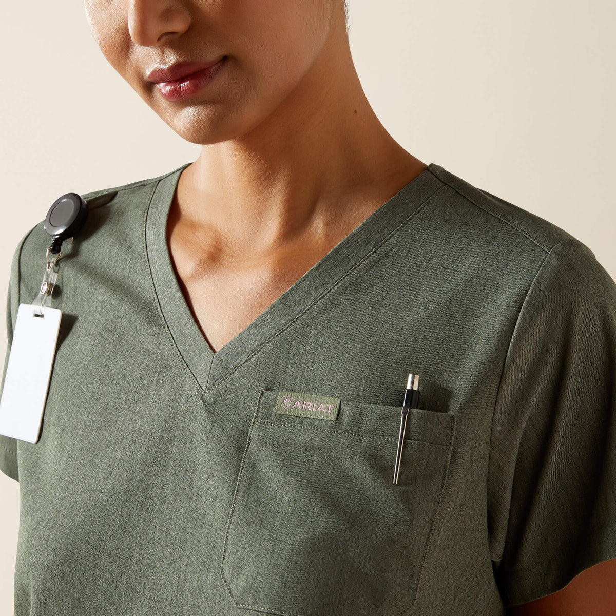 Beth Basic Scrub Top - US 1350