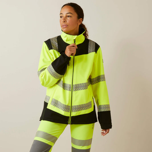 Rebar Hi-Vis Softshell Jacket - US 9061