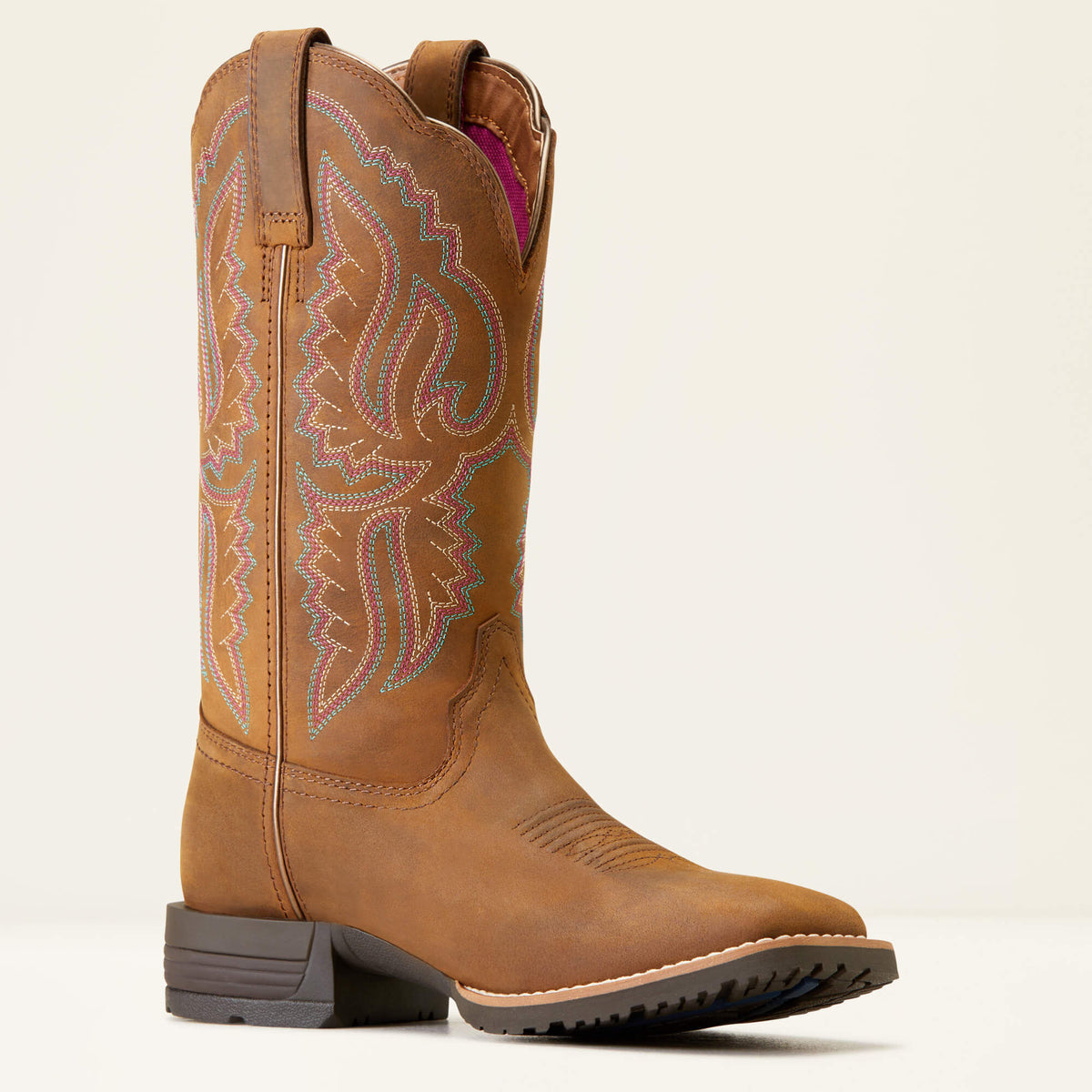 Hybrid Ranchwork Wide Square Toe Western Boot - US 0489