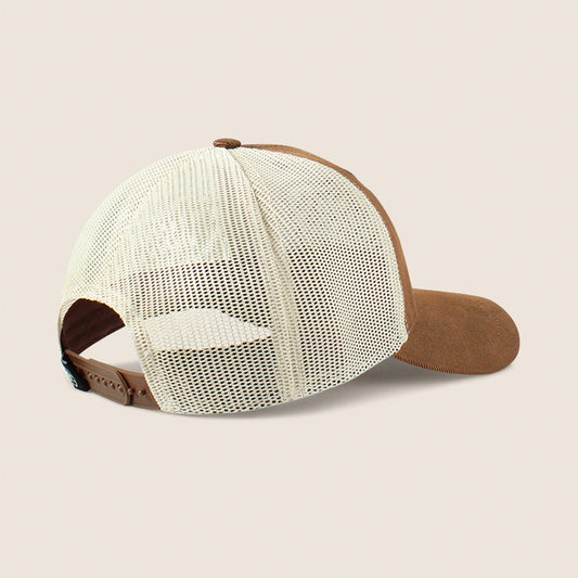 Floral Leather Patch Cap - US 7648
