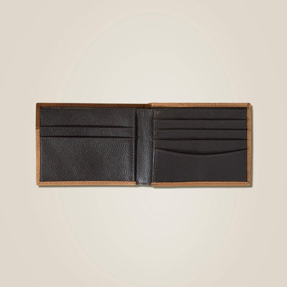 Tooled Leather Bifold Wallet - US 2770