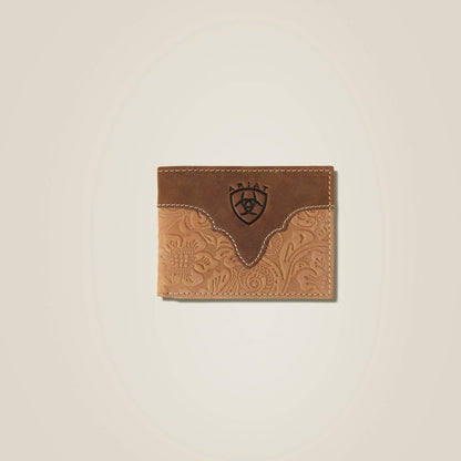 Tooled Leather Bifold Wallet - US 2770