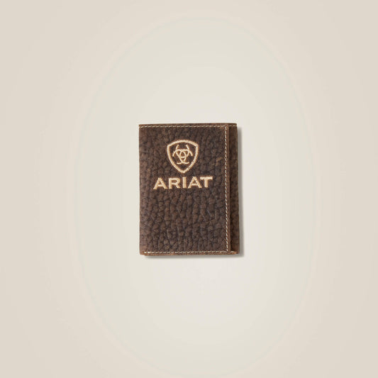 Pebble Leather Trifold Wallet - US 2302
