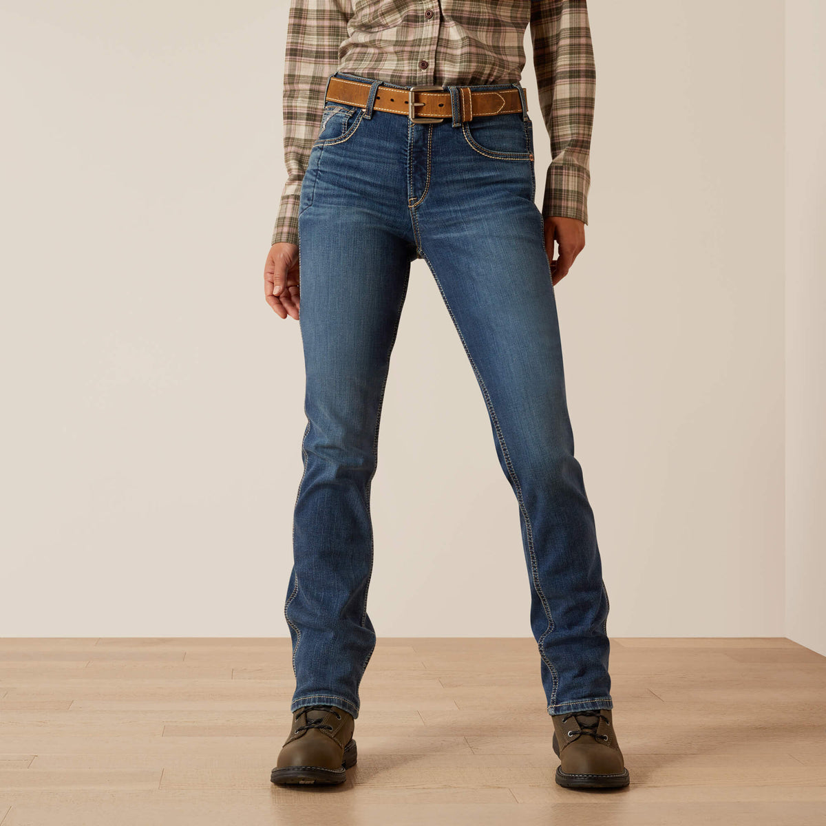 Rebar High Rise Riveter DuraStretch Straight Leg Jeans - US 4790