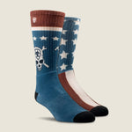 Patriot Graphic Crew Work Sock - US 8359