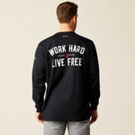 FR Work Hard Live Free T-Shirt - US 1646