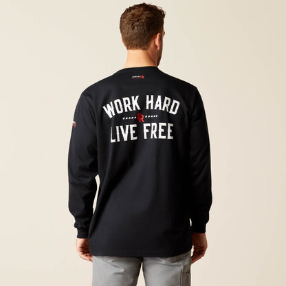 FR Work Hard Live Free T-Shirt - US 1646