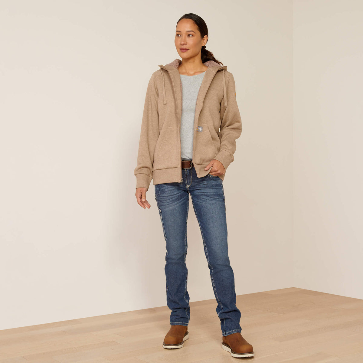 Rebar All-Weather Sherpa Full Zip Hoodie - US 7400