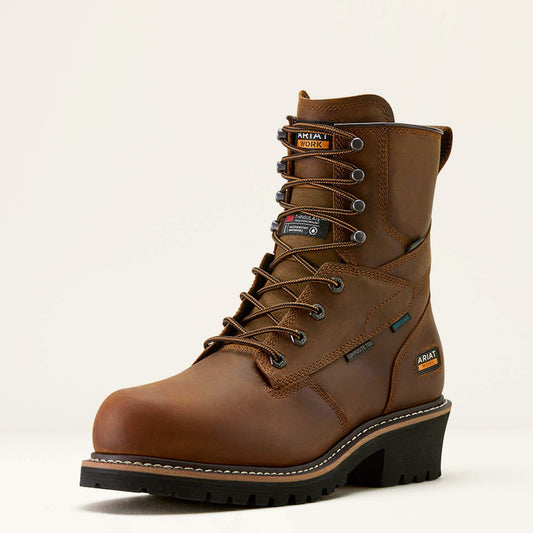 Logger Shock Shield Waterproof Insulated Composite Toe Work Boot - US 0773