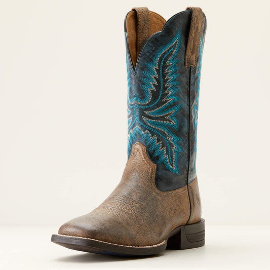 Brush Creek Wide Square Toe Cowboy Boot - US 3683