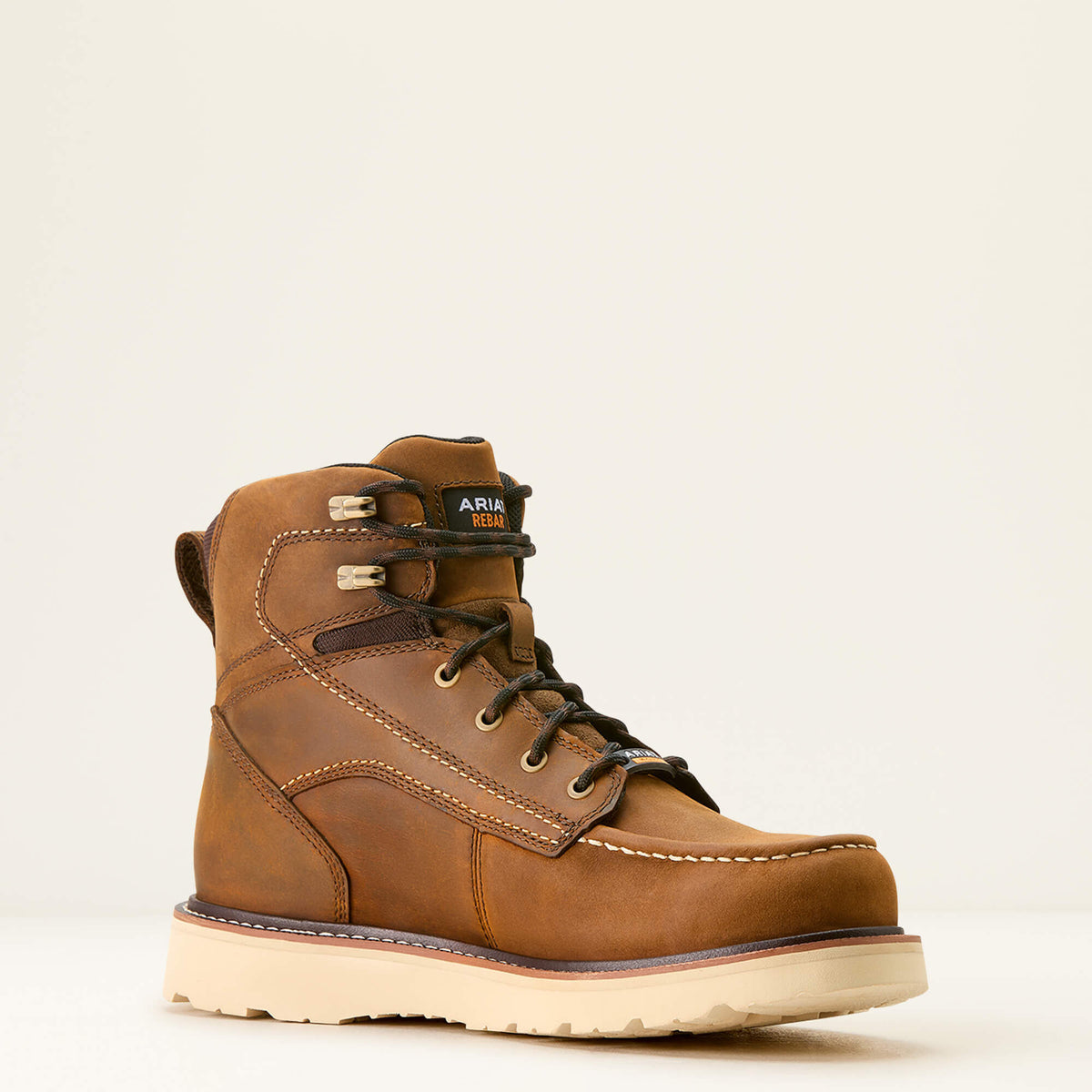 Rebar Wedge Moc Toe 6" Waterproof Work Boot - US 1422