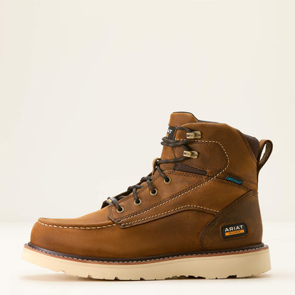 Rebar Wedge Moc Toe 6" Waterproof Work Boot - US 1422