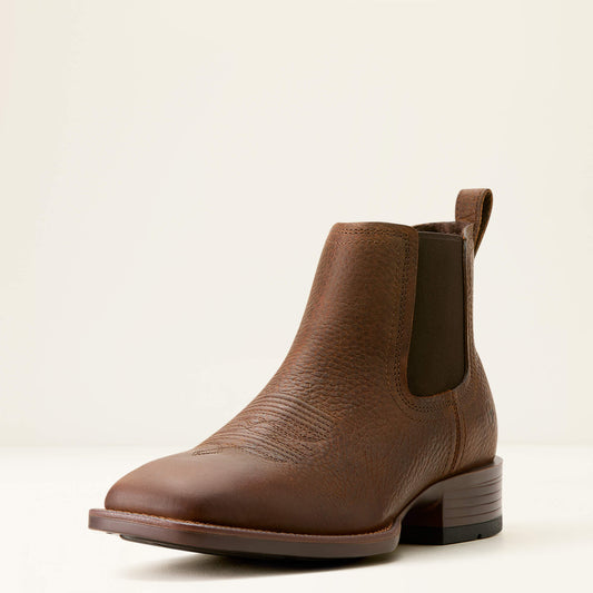 Booker Chelsea Wide Square Toe Western Boot - US 6919