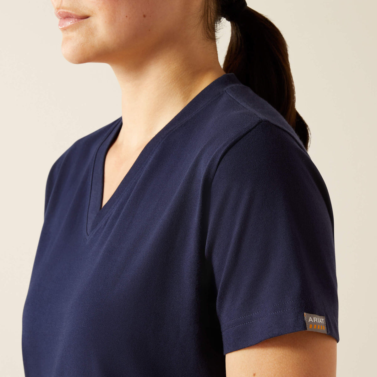 Rebar Cotton Strong Standard V-Neck T-Shirt - US 1363