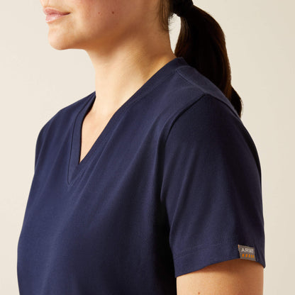 Rebar Cotton Strong Standard V-Neck T-Shirt - US 1363