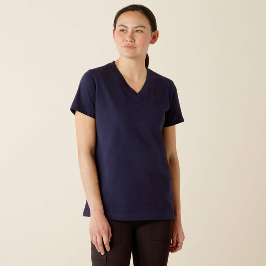 Rebar Cotton Strong Standard V-Neck T-Shirt - US 1363