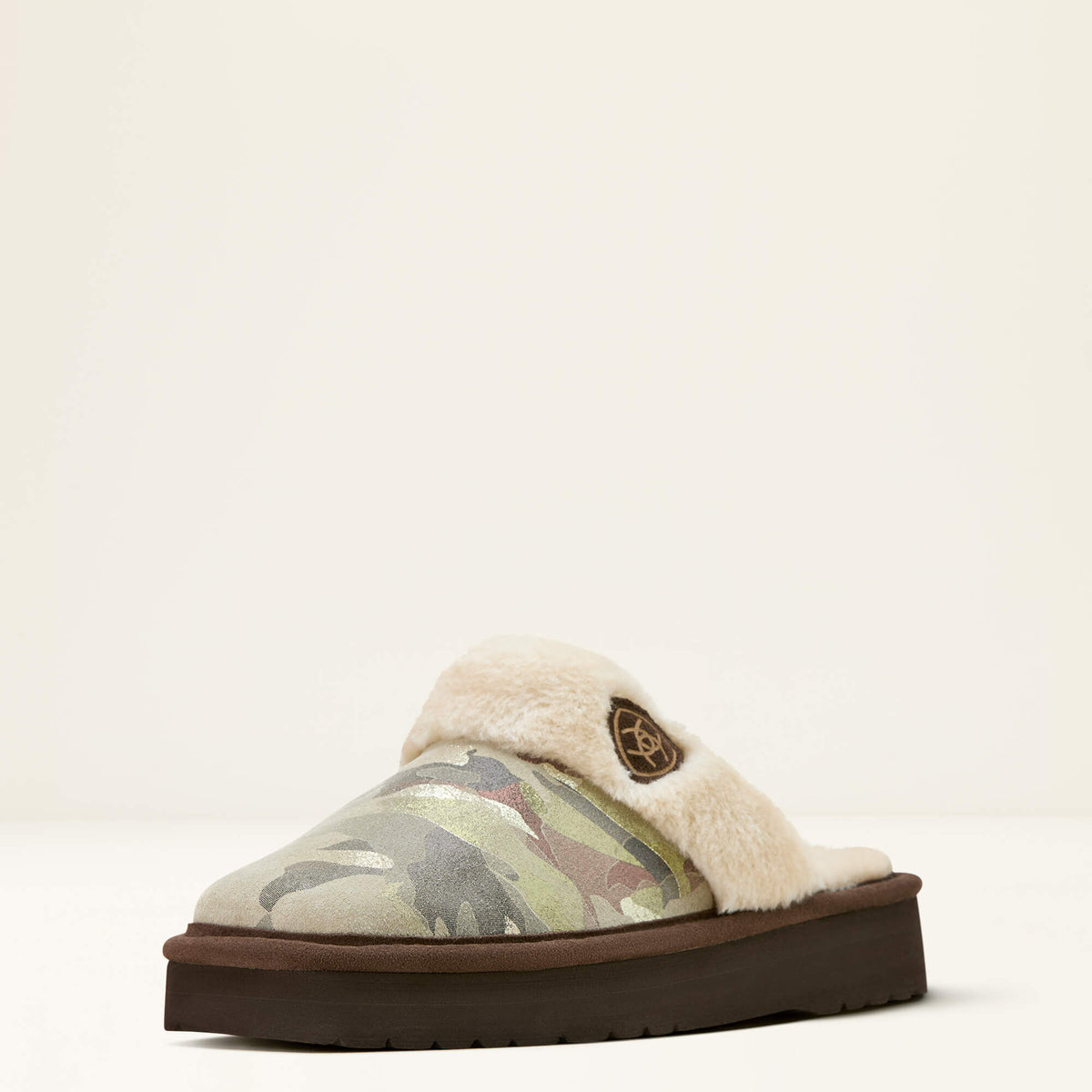 Jackie Square Toe Stack Slipper - US 2963