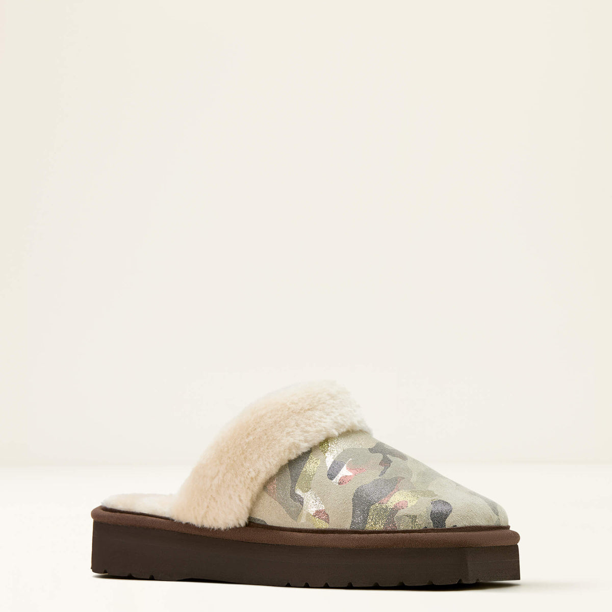 Jackie Square Toe Stack Slipper - US 2963