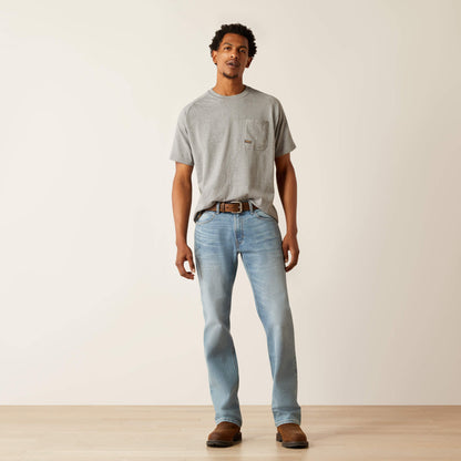 Rebar M4 Relaxed DuraStretch Basic Stackable Straight Leg Jean - US 2421