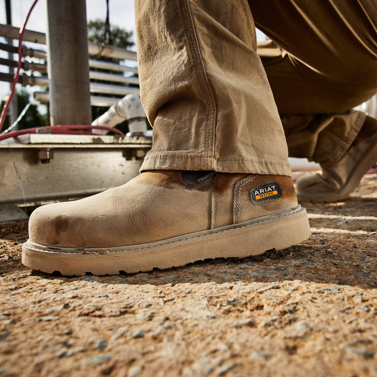 Rebar Wedge Chelsea Waterproof Composite Toe Work Boot - US 2507