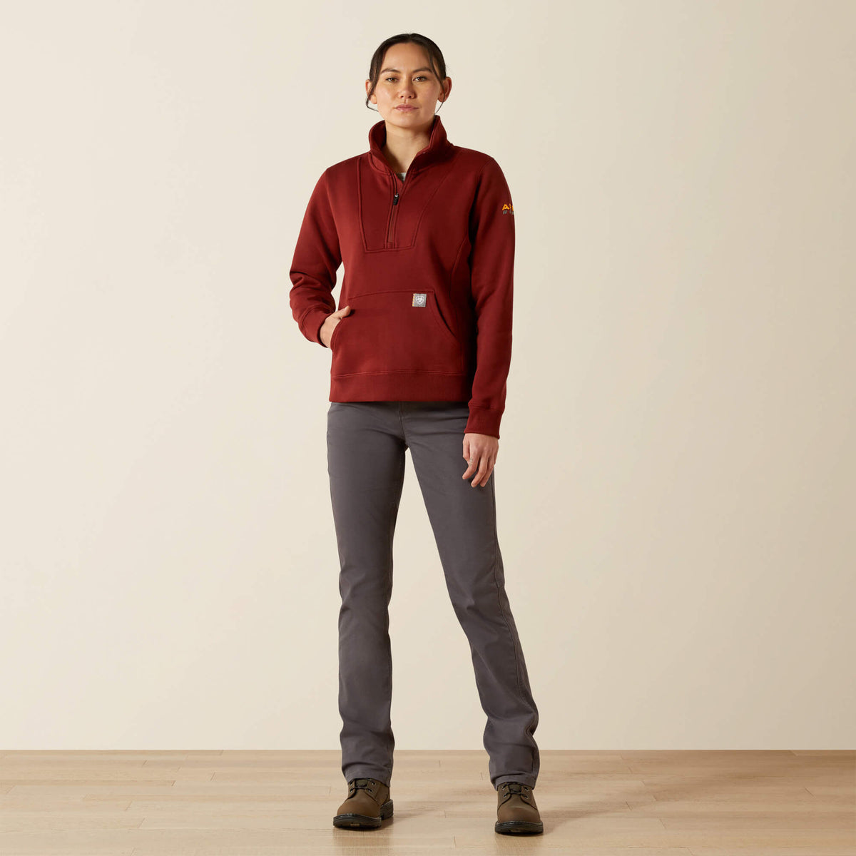 Rebar Traverse Funnel Neck Sweatshirt - US 3680