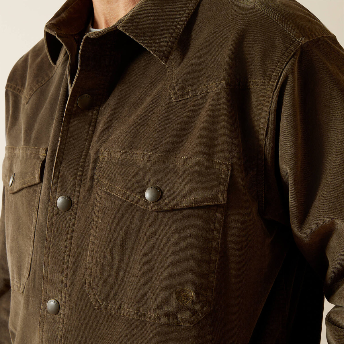 Retro Corduroy Shirt Jacket - US 8969